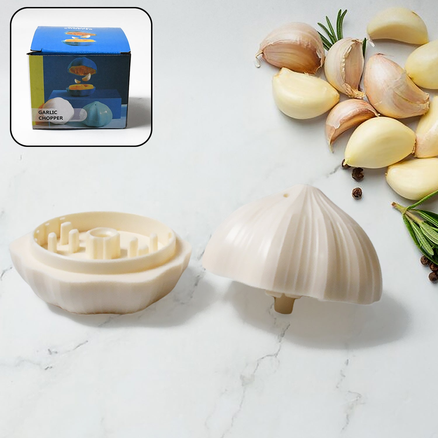 Garlic Press Sharpener Manual Ginger Chili Garlic Crusher  Kitchen Use