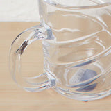 Glass Coffe & Tea Cup / Mug Enjoy Your Drink Style, Water glass (6 pcs Set / 220 ML)