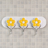 Multipurpose Strong & Hook Self-Adhesive hooks for wall Heavy Plastic Hook (1 Pc)