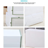 3 Layer Transparent Shoes Storage Box Plastic Stackable Shoe (1 Set / 3 Layer)