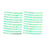 Car Wheel Hub Reflective Car Stickers, Night Warning (20 Pcs Set/ Multicolored)