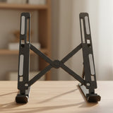 Plastic Adjustable Portable Tablet Stand – Ergonomic Holder Riser (Up to 14 inch)