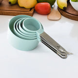 Stainless Steel and Plastics Measuring Cups (5 Pcs Set)
