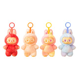 Plush Toy Cartoon Keychain with Hook Assorted Colorful Animal Design  1 Pc