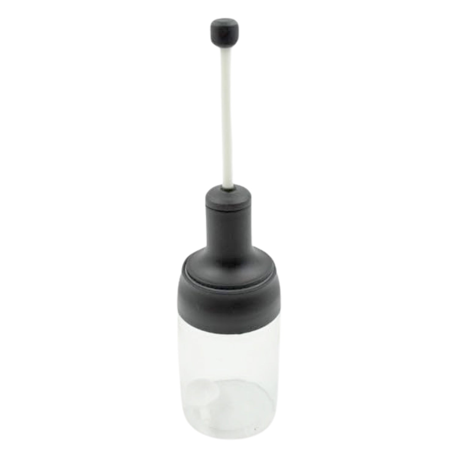 All-in-One Seasoning Jar: Heat-Resistant Glass with Spoon (1 Pc)