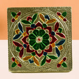 Handicraft Wood Chowki for Pooja , Wooden Bajot (1 Pc / Mix Descign & Color)