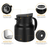 Thermal Coffee Carafe & Water Bottles with LED Display (500 ml & 1000 ml)