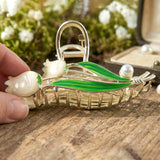 Elegant Floral Decorative Hair Claw Clip (1 Pc)