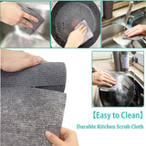 Durable Microfiber Kitchen Scrub Cloth (20×22cm, 1 Pc)