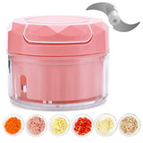 Manual Mini Food Processor Vegetable Chopper Hand Pull String Onion Chopper (1 Pc)