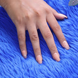 Elegant Nude Glossy Artificial Nail Tips fake nails (24 Pc Set)