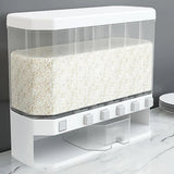 Press grain storage tank, wall-mounted for easy access