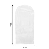 Pack of 5 Hanging Garment Cover Bags for Wardrobe (60 × 120 cm)