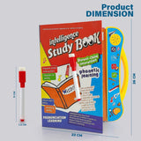 Musical Learning Study Book with Numbers, Letters