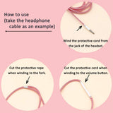 Metallic Cable Protector for Cords & Headphones (Spiral Wrap)