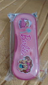 Cute Cartoon Printed Plastic Compass Box for Kids (1 Pc)