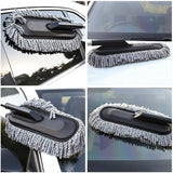 Car Duster, Long Retractable / Soft / Non-Slip / Handle