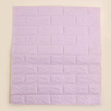 Wallpaper 3D Foam Wallpaper Sticker Panels (70 x 76 Cm / 1 Pc)