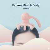 Scalp Relax Octopus Massager – Long Ergonomic Head Massager for Adults