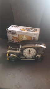 Car Model Clocks, Pen Holder Function ABS Material Alarm Clock Office Desk Bedroom