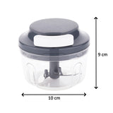 Multifunctional chopper and slicer.