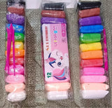 Kids 12 Color Antibacterial Super Clay Set for Creative Play (1 Set)
