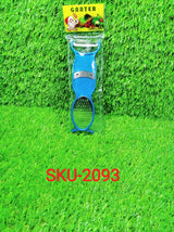 All-in-one vegetable peeler, slicer, grater, and cutter.