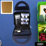 Compact Stainless Steel Airtight Lunch Box Set - 4 pcs (3 Leakproof 1 Bottle)