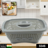 Multipurposes Plastic Basket (1 Pc / Mix Color )