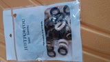Small Ponytail Rubber Bands for Hair (Pack of 50 / Multicolour)