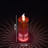 Big Simple Candles Crystal Lights
