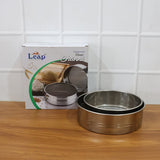 Stainless Steel Fine Mesh Atta Chalni Sieve Set (2 Pc Set)