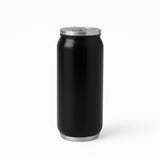 Stainless Steel Can-Shaped Vacuum Flask Built-In Straw 500ml Approx, Tumbler (1 Pc)