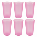 Large Glass Set – for Kitchens & Offices, Perfect for Water & Beverages (6-Piece)