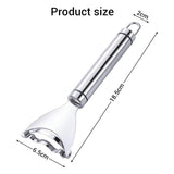 Stainless Steel Fruit & Vegetable Peeler with Serrated Blade (1 Pc)