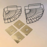 2 Pc Shower Caddy Corner for holding and storing various household stuffs and items etc.