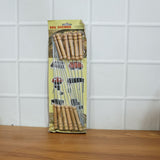 Barbecue Skewers for BBQ Tandoor and Gril with Wooden Handle - Pack of 12