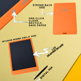 Portable LCD Writing Board Slate Drawing Record Notes Digital   (1 pc / 25×15 Cm)