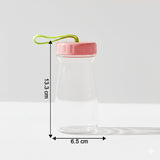 Premium Glass Bottle with Leak-Proof Lid 300 ML