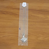 Oxidized silver necklace        
