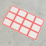 1 Sheets Self-Adhesive Label Stickers