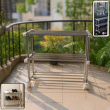 Supermom Stainless Steel Multipurpose Shoe & Storage Rack - (1 pc)