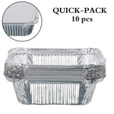 Freshee Aluminium Food Container with Lid — 450 ml — 10 Pc
