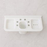 Plastic Soap Dish and plastic soap dish tray (2 Pc)