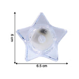 Flameless Star-Shaped LED Candles (6 Pc / Set)