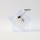 Flameless Star-Shaped LED Candles (4 Pc / Set)