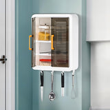 Large Wall-Mounted Kitchen Storage Cabinet Set