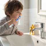 cartoon robot toothbrush set