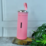 Water Bottle 400 ML Leak Proof Glass Bottle for Daily Water Intake  1 Pc