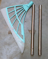 Durable Eco-Friendly Broom with Scraper